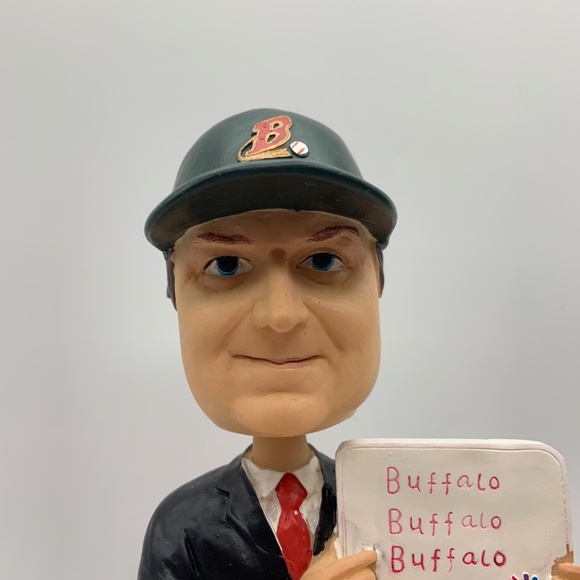 Buffalo Bisons Tim Russert NBC Meet the Press SGA Bobblehead Original Box - Picture 5 of 16